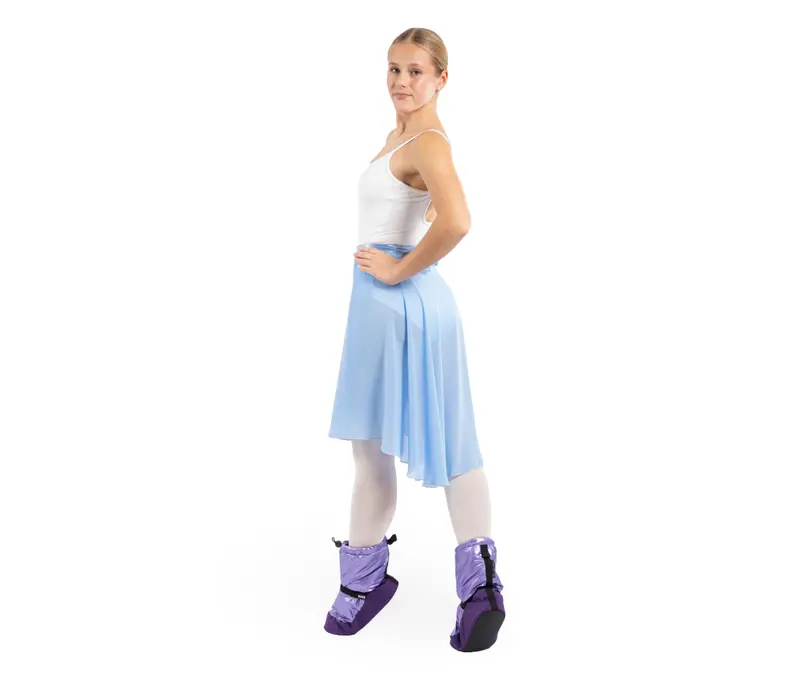 Bloch metalic bootie, dámská obuv na zahřátí - Fialová Purple metallic Bloch