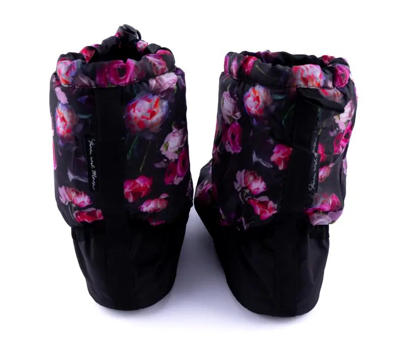 Bloch booties edice se vzorem, zahřívací obuv - květy Bloch