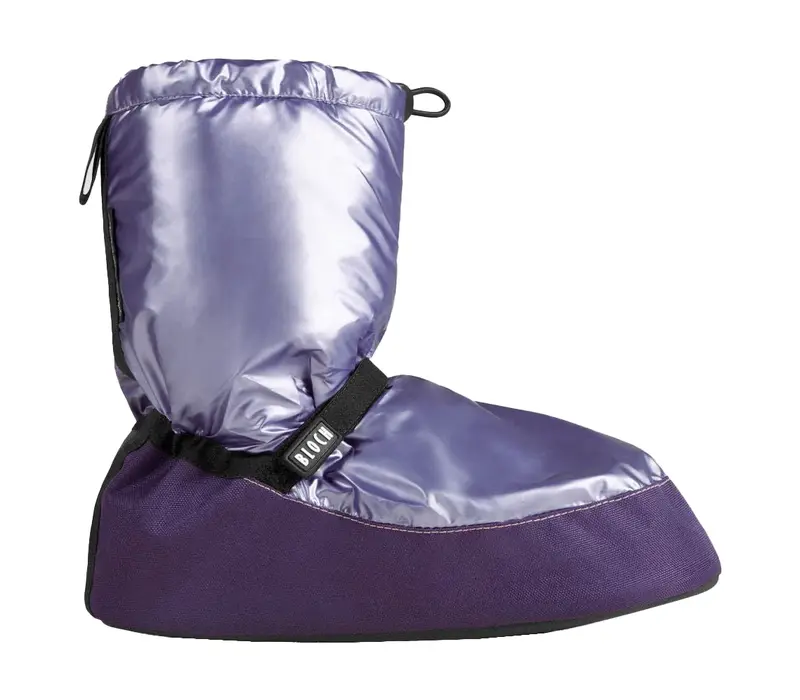 Bloch metalic bootie, dámská obuv na zahřátí - Fialová Purple metallic Bloch