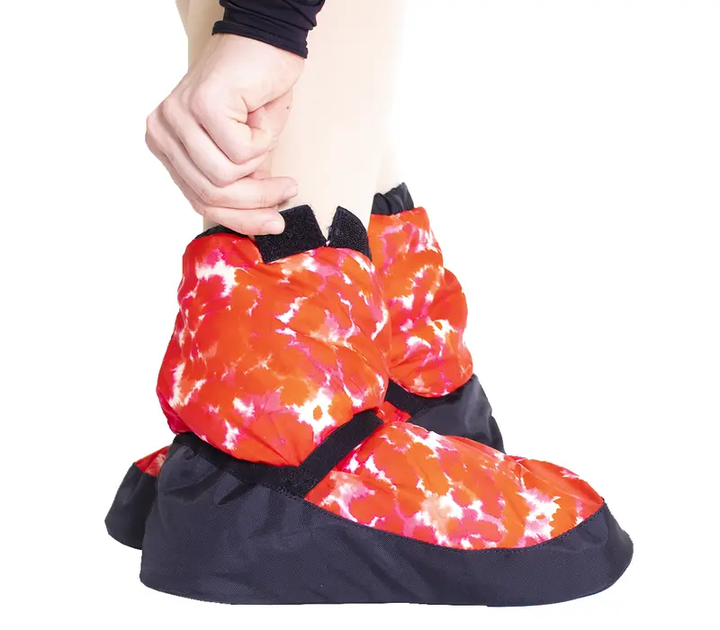 Bloch booties, limitovaná edice pro děti - Tie dye red