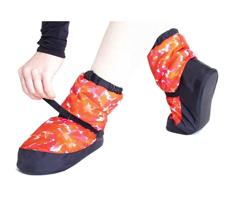 Bloch booties, limitovaná edice - Tie dye red