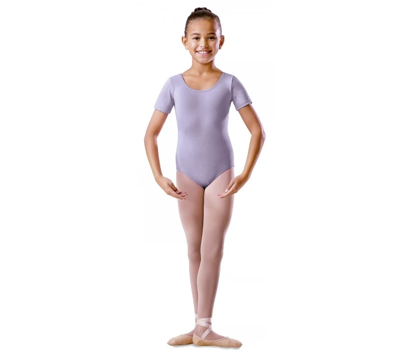 Bloch basic dres s krátkým rukávem - Šeříková lilac Bloch