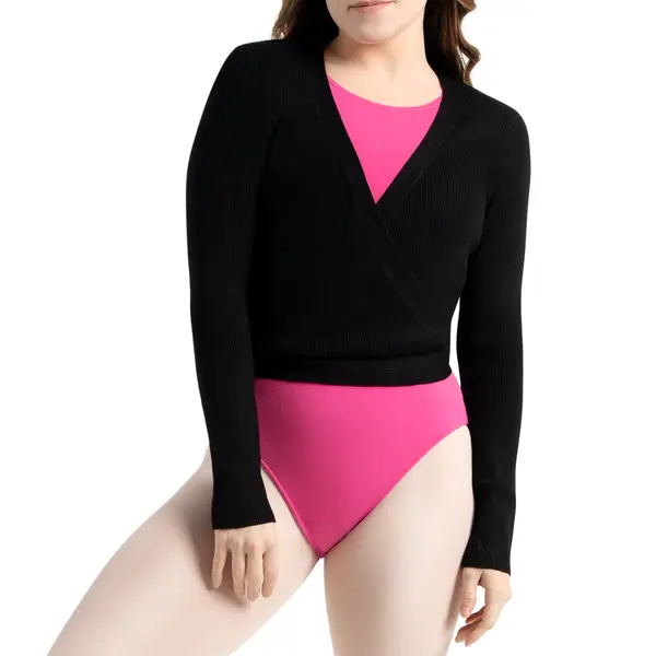 Capezio Knit Wrap Sweater, dámský svetr Capezio Knit Wrap Sweater, dámský svetr