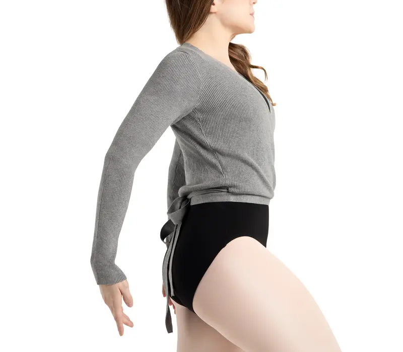 Capezio Knit Wrap Sweater, dámský svetr - Šedá grey Capezio