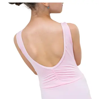 Capezio Eloise leotard, dívčí dres na široká ramínka - Růžová Capezio