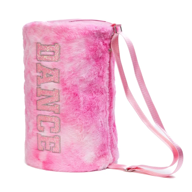 Capezio Faux Fur Dance Duffle, dívčí taška Capezio Faux Fur Dance Duffle, dívčí taška
