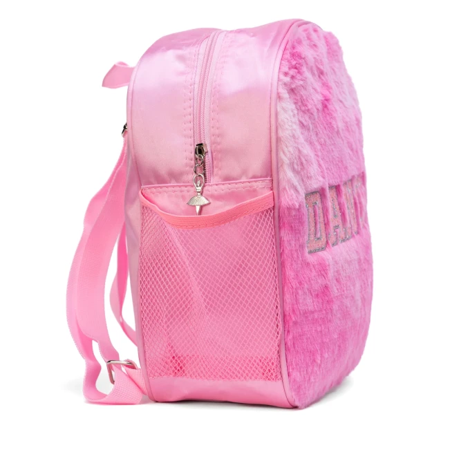Capezio Faux Fur Dance Backpack, dívčí batoh Capezio Faux Fur Dance Backpack, dívčí batoh
