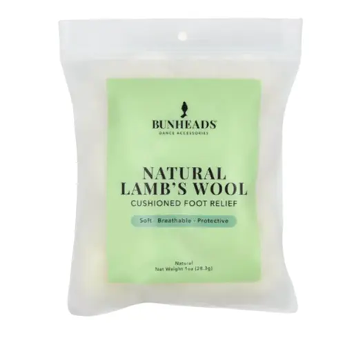 Bunheads Bamboo Lamb´s Wool, přírodní vlna