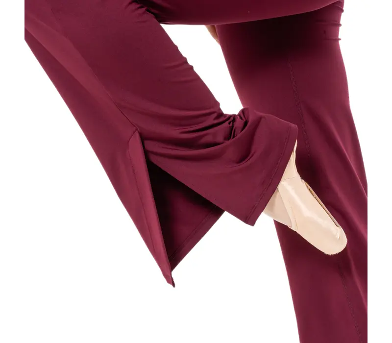 Capezio Beguile Pant, dámské kalhoty - Vínová Windsor Wine Capezio