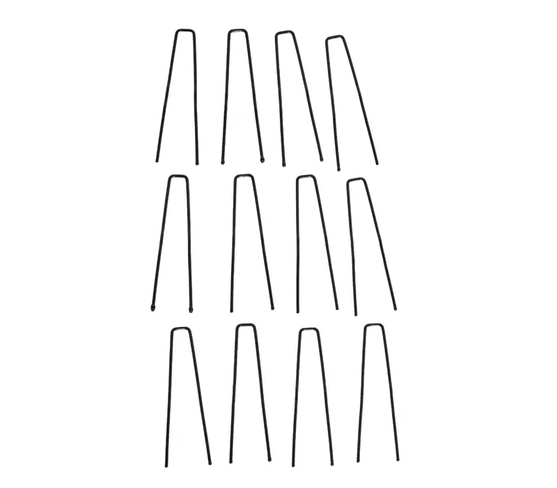 Bunheads, vlásenky o délce 6.4 cm - Černá