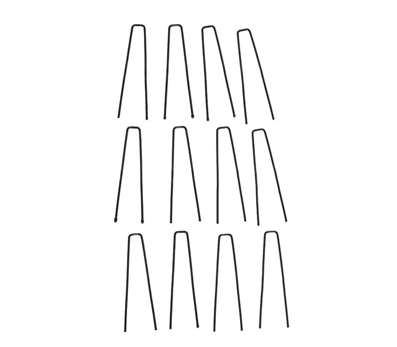 Bunheads, vlásenky o délce 6.4 cm - Hnědá