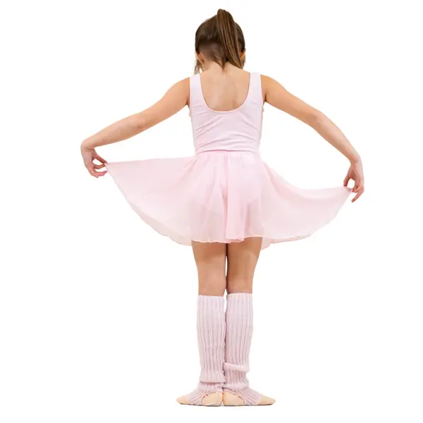 Capezio dětský baletní dres s opaskem na široká ramínka