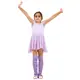 Capezio dětský baletní dres s opaskem na široká ramínka - Fialová - lavender