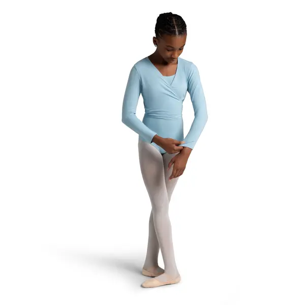 Capezio cross over top, dziecienci  na rozgrzewkę