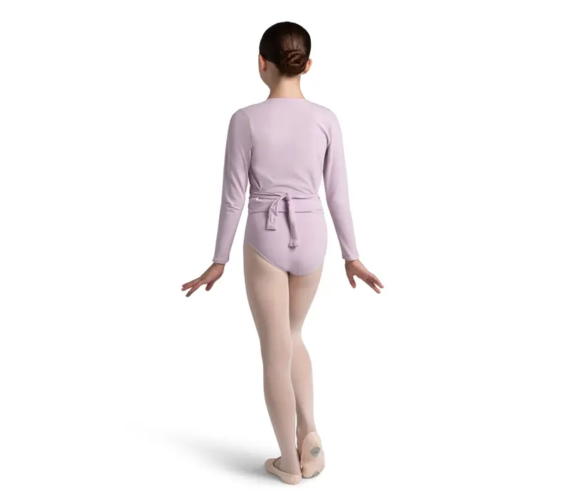 Capezio cross over top, dziecienci  na rozgrzewkę - Fialová lavender Capezio