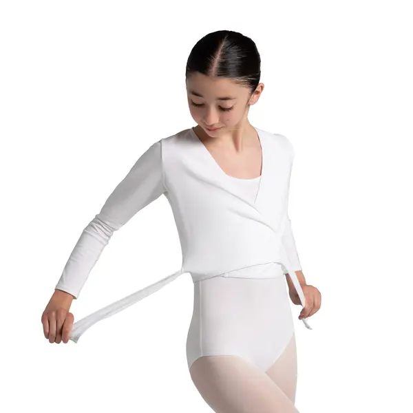 Capezio cross over top, dziecienci  na rozgrzewkę