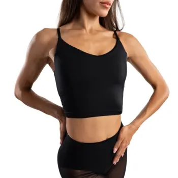 Capezio Dance Cami top, dámský tréninkový latino top na ramínka