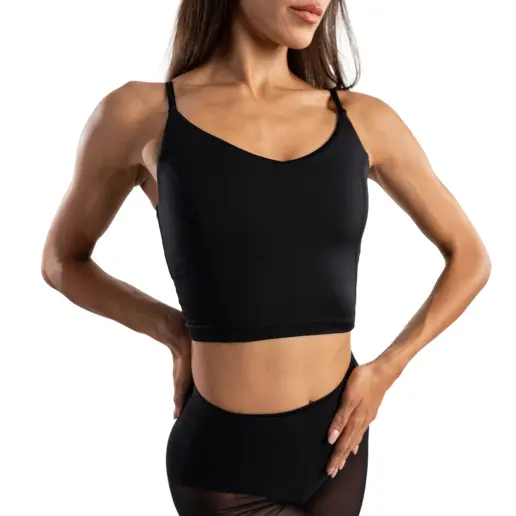 Capezio Dance Cami top, dámský tréninkový latino top na ramínka