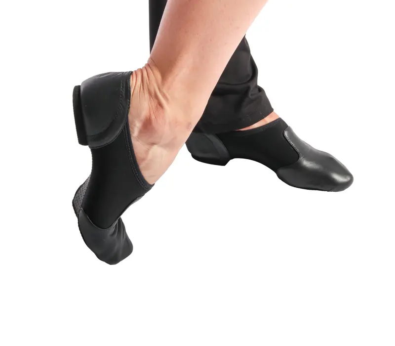 Capezio Glove jazz shoe, dámské jazzovky s ergonomickým tvarem - Černá