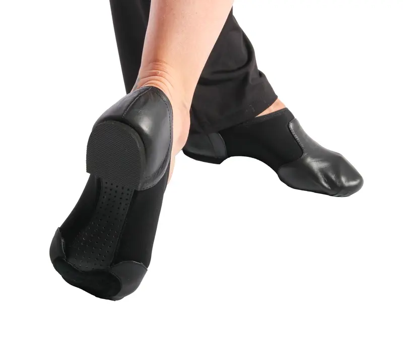 Capezio Glove jazz shoe, dámské jazzovky s ergonomickým tvarem - Černá