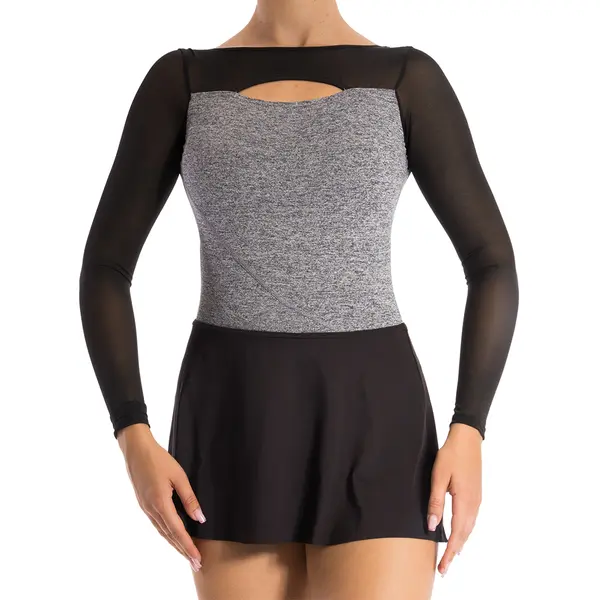 Capezio Dance Active Front Keyhole long sleeve leo, dámský dres