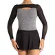 Capezio Activ, dres s dlouhým rukávem - Šedivá - grey