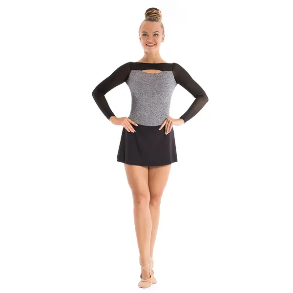 Capezio Dance Active Front Keyhole long sleeve leo, dámský dres