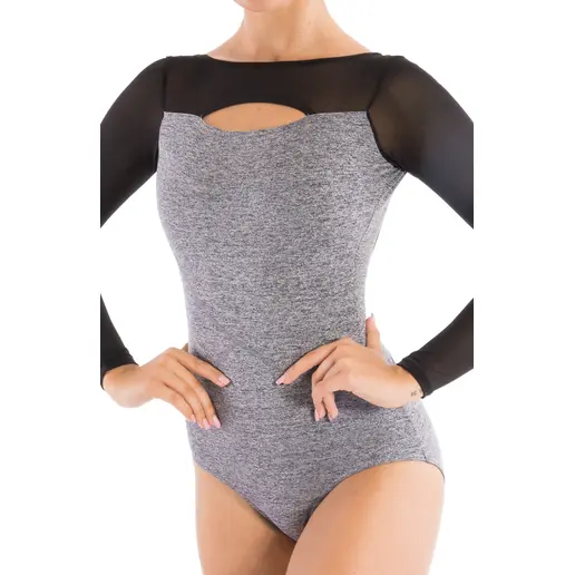 Capezio Dance Active Front Keyhole long sleeve leo, dámský dres