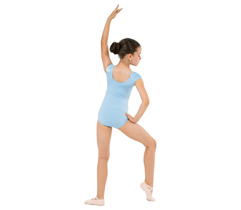 Capezio Elizabeth leotard, dres pro dívky - Modrá světle Capezio