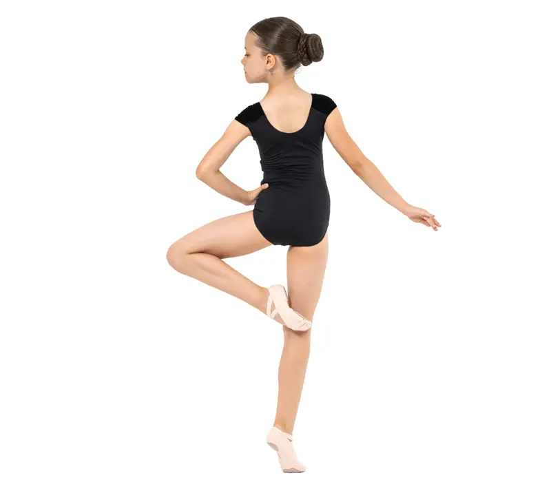 Capezio Elizabeth leotard, dres pro dívky - Černá