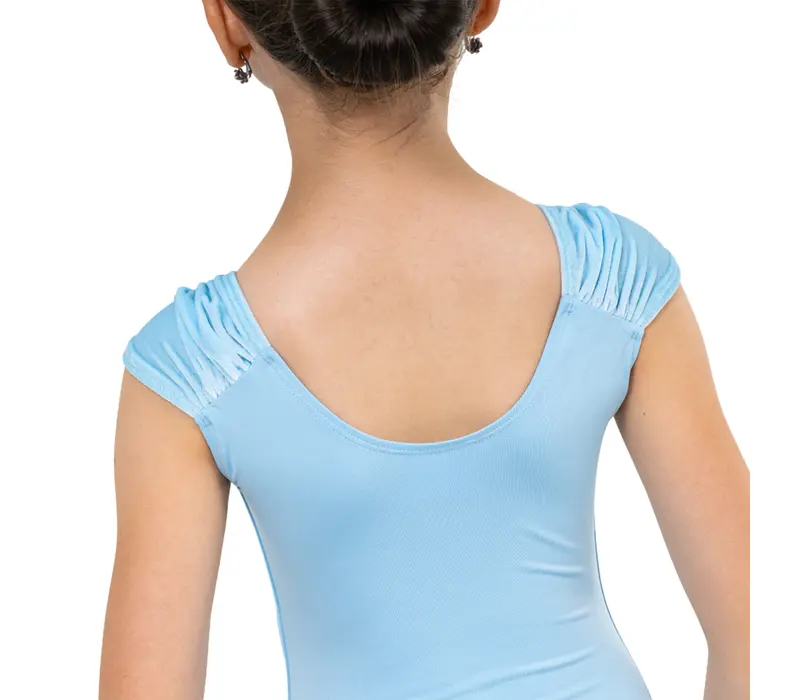 Capezio Elizabeth leotard, dres pro dívky - Modrá světle Capezio