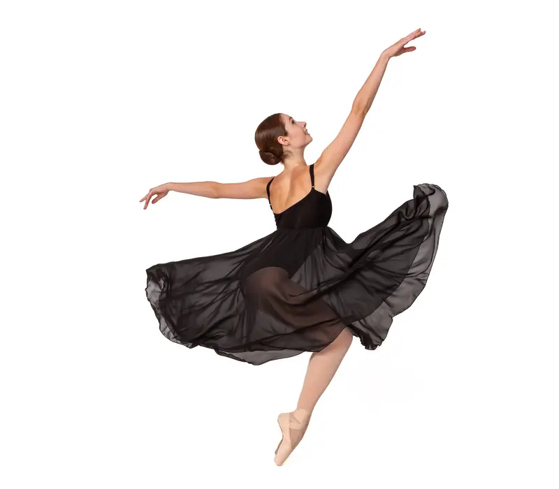 Capezio Empire baletní šaty pro ženy - Černá