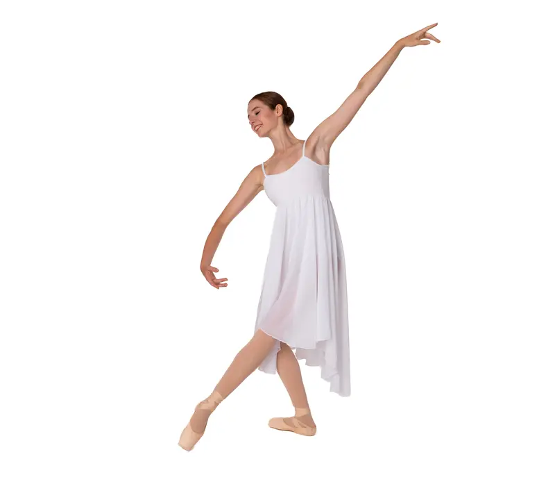 Capezio Empire baletní šaty pro ženy - Bílá