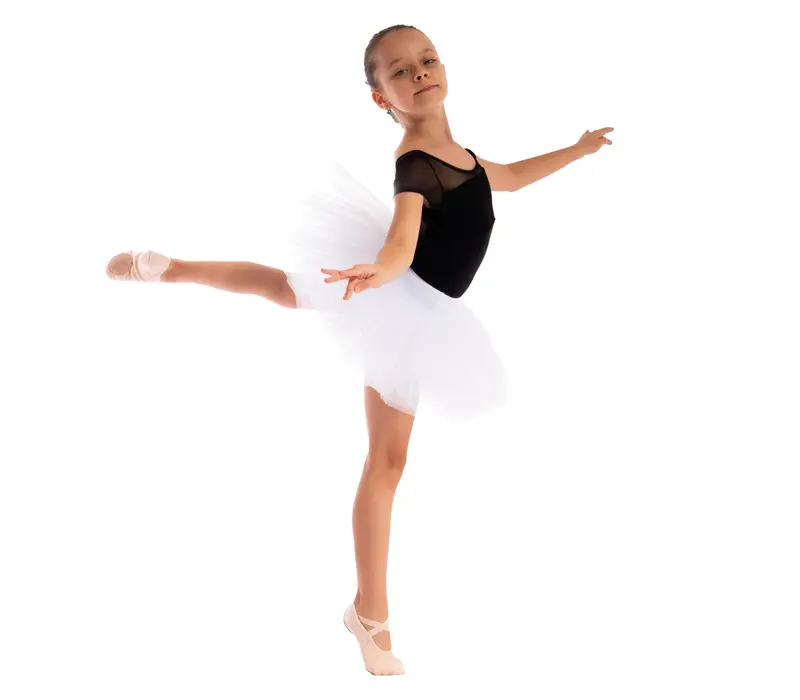 Capezio Galaxy, dětský dres s krátkým rukávem - Černá