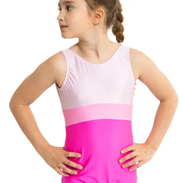 Capezio Galaxy Biketard, dívčí krátký celotrikot
