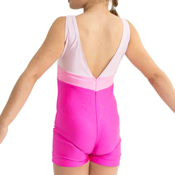 Capezio Galaxy Biketard, dívčí krátký celotrikot