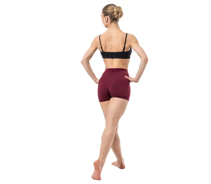 Capezio Glamour Short, dámské šortky - Vínová Windsor Wine Capezio