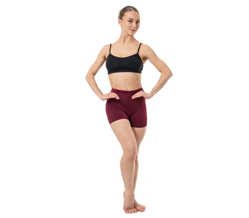 Capezio Glamour Short, dámské šortky - Vínová Windsor Wine Capezio