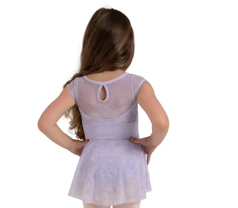 Capezio Opal, dívčí dres se sukýnkou - Fialová - lavender