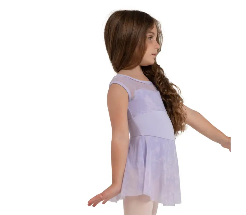Capezio Opal, dívčí dres se sukýnkou - Fialová - lavender