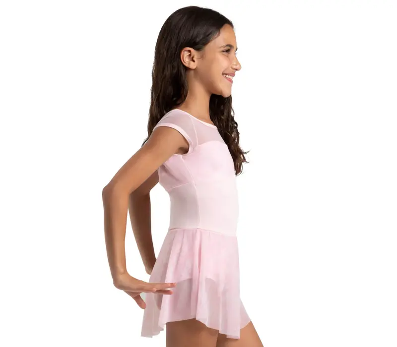 Capezio Opal, dívčí dres se sukýnkou - Růžová Capezio