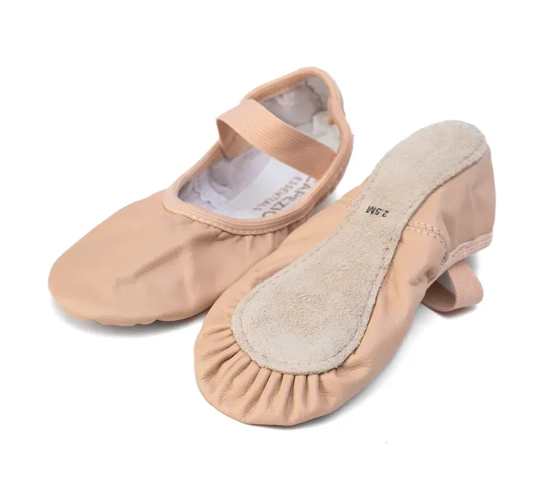 Capezio Daisy 205C, dětské baletní cvičky - Růžová balet Capezio