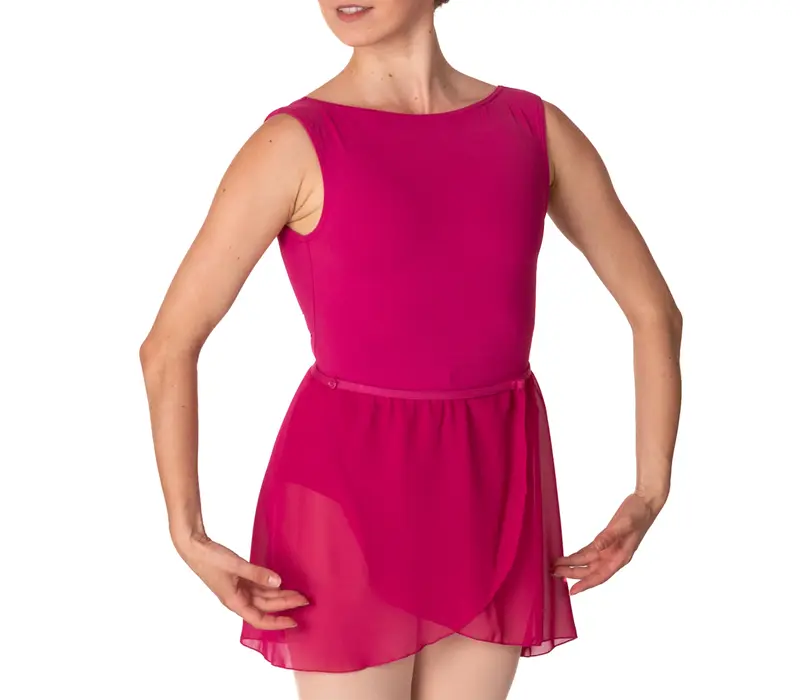 Capezio Meryl Boatneck Leotard, baletní dres - Fialová morušová Capezio