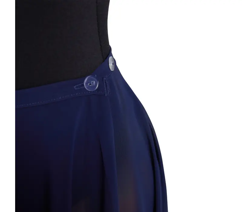 Capezio Mid Calf Full Circle skirt, dámská kruhová sukně - Modrá - navy