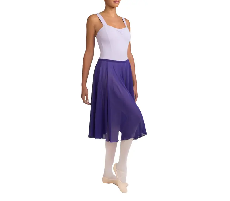 Capezio Mid Calf Full Circle skirt, dámská kruhová sukně - Fialová jacaranda Capezio