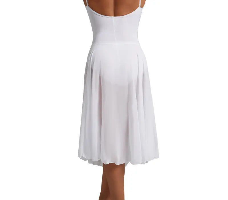 Capezio Mid Calf Full Circle skirt, dámská kruhová sukně - Bílá