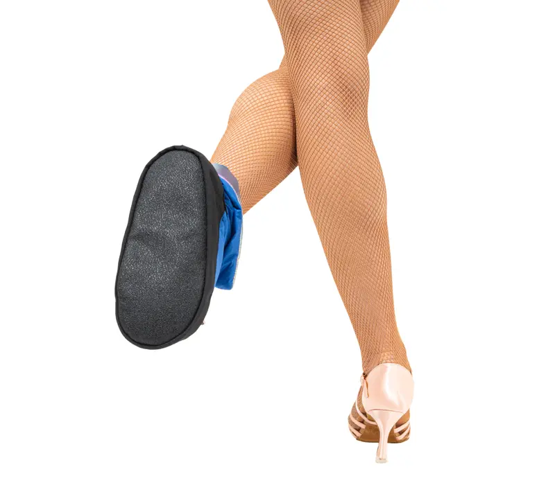 Capezio Ballroom booties, zahřívací obuv - Metalic dúha