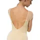Capezio Moonstruck Cap Sleeve Leotard, dámský dres s krátkým síťovaným rukávem