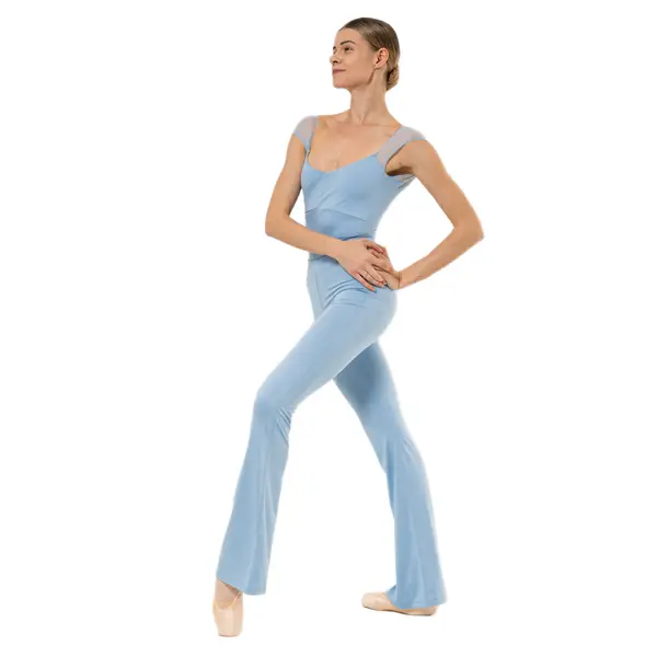 Capezio Moonstruck Cap Sleeve Leotard, dámský dres s krátkým síťovaným rukávem
