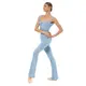 Capezio Moonstruck Cap Sleeve Leotard, dámský dres s krátkým síťovaným rukávem